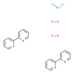 ChemSpider 2D Image | 2,2'-Bipyridine - dichlororuthenium hydrate (2:1:2) | C20H20Cl2N4O2Ru