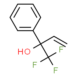 ChemSpider 2D Image | 1,1,1-Trifluoro-2-phenyl-3-buten-2-ol | C10H9F3O