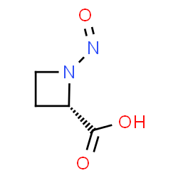 ChemSpider 2D Image | N-NITROSO-L-AZETIDINE-2-CARBOXYLIC ACID | C4H6N2O3