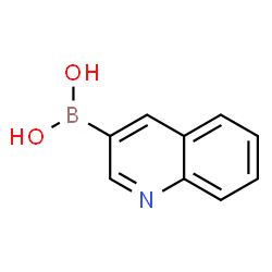 ChemSpider 2D Image | 3-Quinolineboronic acid | C9H8BNO2