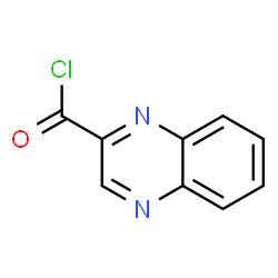 ChemSpider 2D Image | 2-Quinoxaloyl chloride | C9H5ClN2O