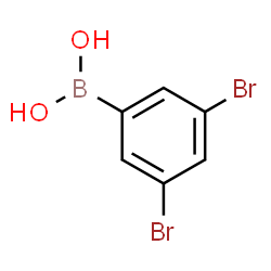 ChemSpider 2D Image | 3,5-Dibromophenylboronic Acid | C6H5BBr2O2
