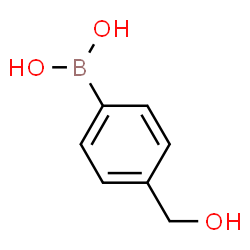 ChemSpider 2D Image | 4-Hydroxymethylbenzeneboronic acid | C7H9BO3
