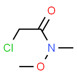 ChemSpider 2D Image | 2-Chloro-N-methoxy-N-methylacetamide | C4H8ClNO2
