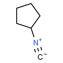ChemSpider 2D Image | Isocyanocyclopentane | C6H9N