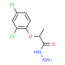ChemSpider 2D Image | 2-(2,4-Dichlorophenoxy)propanehydrazide | C9H10Cl2N2O2