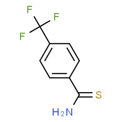 ChemSpider 2D Image | 4-(Trifluoromethyl)benzenecarbothioamide | C8H6F3NS