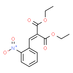 ChemSpider 2D Image | diethylmalonate,2-NO2 benzal | C14H15NO6