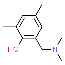 ChemSpider 2D Image | 2-[(Dimethylamino)methyl]-4,6-dimethylphenol | C11H17NO