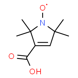 ChemSpider 2D Image | (3-Carboxy-2,2,5,5-tetramethyl-2,5-dihydro-1H-pyrrol-1-yl)oxidanyl | C9H14NO3