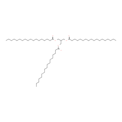 ChemSpider 2D Image | 2-[(Heptadecanoyloxy)methyl]-1,3-propanediyl dioctadecanoate | C57H110O6