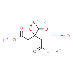 ChemSpider 2D Image | Potassium citrate monohydrate | C6H7K3O8