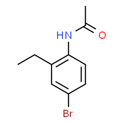 ChemSpider 2D Image | N-(4-Bromo-2-ethylphenyl)acetamide | C10H12BrNO
