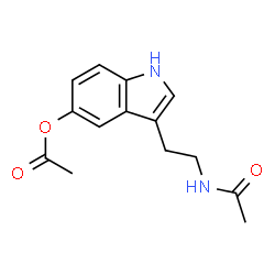 ChemSpider 2D Image | N,O-Diacetyl Serotonin | C14H16N2O3