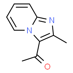 ChemSpider 2D Image | 3-ACETYL-2-METHYLIMIDAZO[1,2-A]PYRIDINE | C10H10N2O