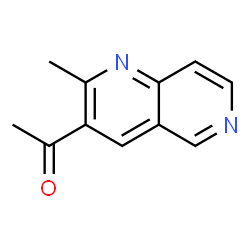 ChemSpider 2D Image | 1-(2-Methyl-1,6-naphthyridin-3-yl)ethanone | C11H10N2O