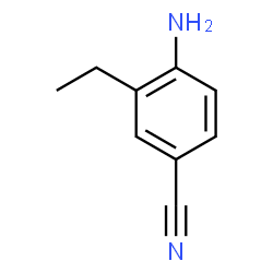 ChemSpider 2D Image | 4-Amino-3-ethylbenzonitrile | C9H10N2