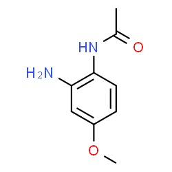 ChemSpider 2D Image | N-(2-Amino-4-methoxyphenyl)acetamide | C9H12N2O2