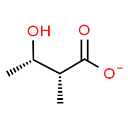ChemSpider 2D Image | (2R,3S)-3-Hydroxy-2-methylbutyrate | C5H9O3