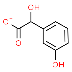 ChemSpider 2D Image | 3-Hydroxymandelate | C8H7O4