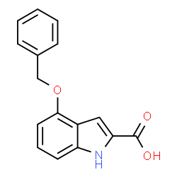 ChemSpider 2D Image | 4-Benzyloxyindole-2-carboxylic acid | C16H13NO3