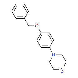 ChemSpider 2D Image | 1-(4-(Benzyloxy)phenyl)piperazine | C17H20N2O