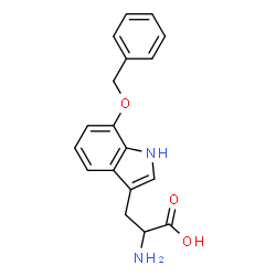 ChemSpider 2D Image | 7-(Benzyloxy)tryptophan | C18H18N2O3