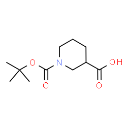 ChemSpider 2D Image | (+/-)-N-Boc-Nipecotic Acid | C11H19NO4