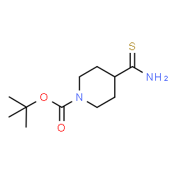 ChemSpider 2D Image | tert-Butyl 4-carbamothioylpiperidine-1-carboxylate | C11H20N2O2S