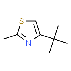 ChemSpider 2D Image | 4-tert-Butyl-2-methyl-1,3-thiazole | C8H13NS