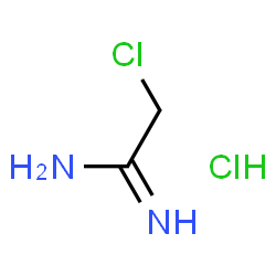 ChemSpider 2D Image | CHLOROACETAMIDINE HYDROCHLORIDE | C2H6Cl2N2