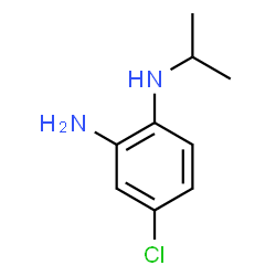 ChemSpider 2D Image | 4-Chloro-N~1~-isopropyl-1,2-benzenediamine | C9H13ClN2