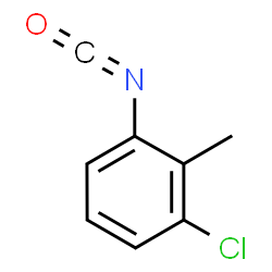 ChemSpider 2D Image | 3-CHLORO-2-METHYLPHENYL ISOCYANATE | C8H6ClNO