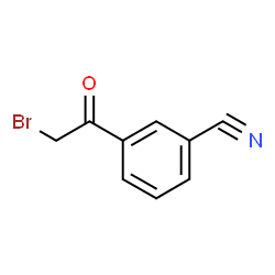 ChemSpider 2D Image | 3-(Bromoacetyl)benzonitrile | C9H6BrNO