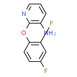 ChemSpider 2D Image | 2-(2,4-Difluorophenoxy)-3-pyridinamine | C11H8F2N2O