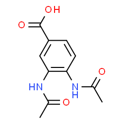 ChemSpider 2D Image | 3,4-Diacetamidobenzoic acid | C11H12N2O4
