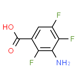 ChemSpider 2D Image | 3-AMINO-2,4,5-TRIFLUOROBENZOIC ACID | C7H4F3NO2