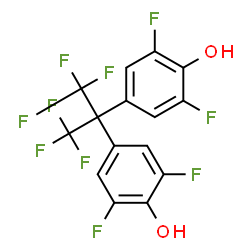 ChemSpider 2D Image | 2,2-BIS(3,5-DIFLUORO-4-HYDROXYPHENYL)HEXAFLUOROPROPANE | C15H6F10O2