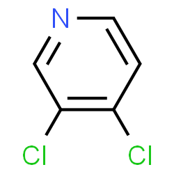 ChemSpider 2D Image | 3,4-Dichloropyridine | C5H3Cl2N