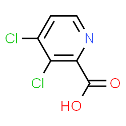 ChemSpider 2D Image | 3,4-dichloropicolinic acid | C6H3Cl2NO2