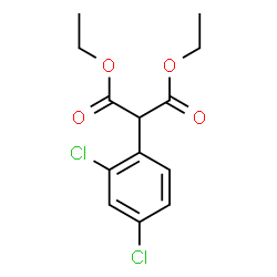 ChemSpider 2D Image | Diethyl 2,4-dichlorophenylmalonate | C13H14Cl2O4