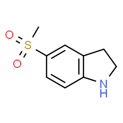 ChemSpider 2D Image | 5-(Methylsulfonyl)indoline | C9H11NO2S