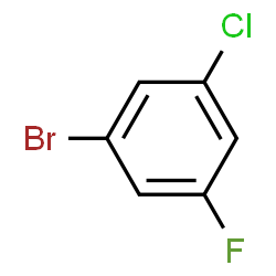 ChemSpider 2D Image | 3-Chloro-5-fluorobromobenzene | C6H3BrClF
