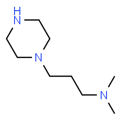 ChemSpider 2D Image | N,N-Dimethyl-1-piperazinepropanamine | C9H21N3