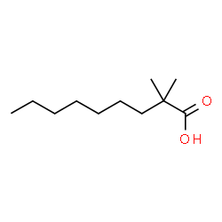 ChemSpider 2D Image | 2,2-Dimethylnonanoic acid | C11H22O2