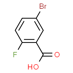 ChemSpider 2D Image | 5-Bromo-2-fluorobenzoic acid | C7H4BrFO2