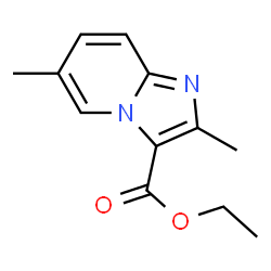 ChemSpider 2D Image | Ethyl 2,6-dimethylimidazo[1,2-a]pyridine-3-carboxylate | C12H14N2O2