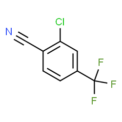 ChemSpider 2D Image | 3-Chloro-4-cyanobenzotrifluoride | C8H3ClF3N