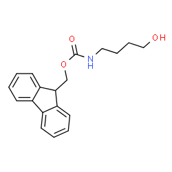 ChemSpider 2D Image | 4-(Fmoc-amino)-1-butanol | C19H21NO3