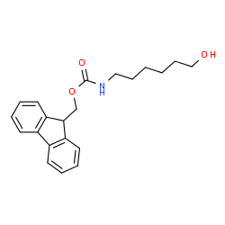 ChemSpider 2D Image | 6-(Fmoc-amino)-1-hexanol | C21H25NO3